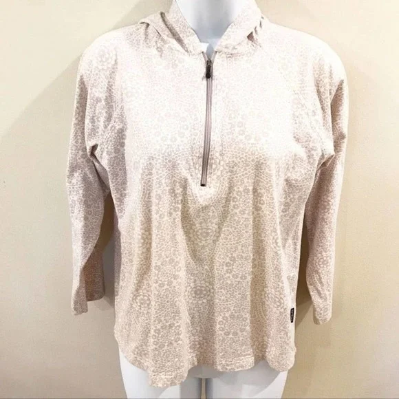 Patagonia Damask Half Zip Hooded Pullover Small - Picture 4 of 14